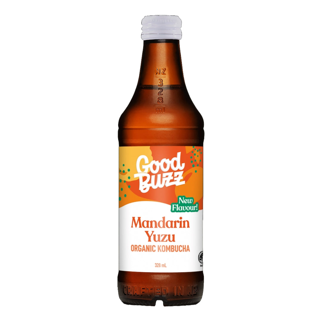 Good Buzz Kombucha Mandarin Yuzu 328ml 12 pack