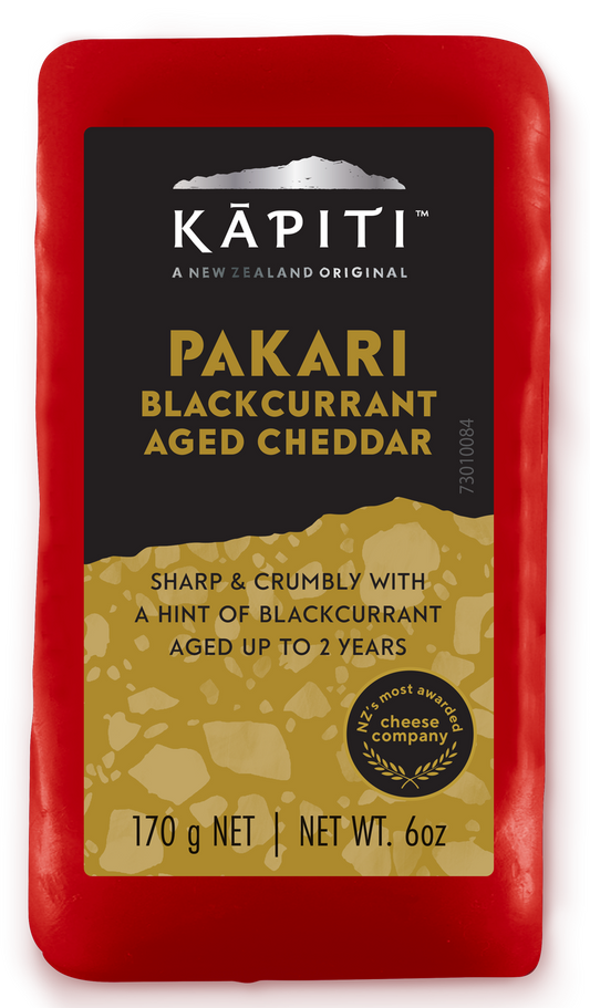 Kapiti Pakari Blackcurrant Aged Cheddar Cheese 170g