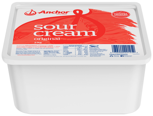 Anchor Sour Cream Original 2kg tub