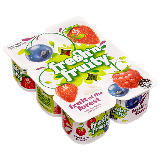 Fresh'n Fruity Yoghurt Fruit of the Forest 6 Pack 6x125g