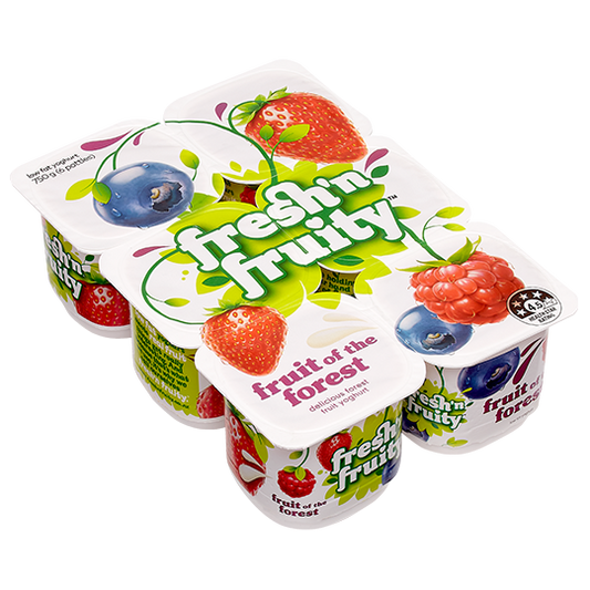 Fresh'n Fruity Yoghurt Fruit of the Forest 6 Pack 6x125g