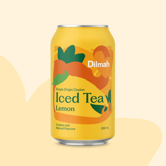 Dilmah Iced Tea Lemon 330mL CAN - 12 per box