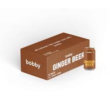 Bobby Ginger Beer 330ml 12pack - Prebiotic