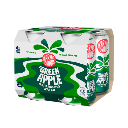 Karma Sparkling Water Green Applke zero sugar 4 pack