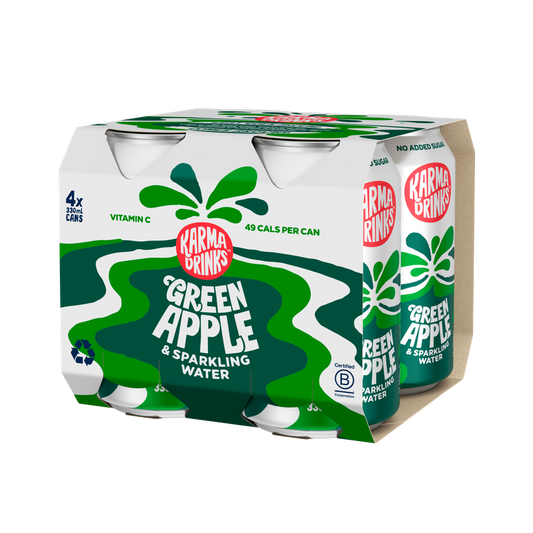 Karma Sparkling Water Green Applke zero sugar 4 pack