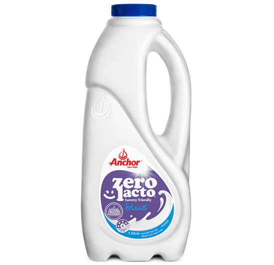 Anchor Zero Lacto Blue Milk 1l