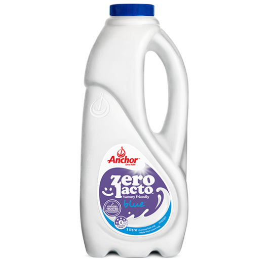 Anchor Zero Lacto Blue Milk 1l